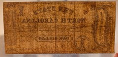Three Different Civil War Southern State $1 Notes