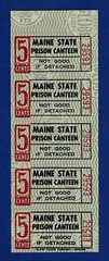 Maine Thomaston State Prison Canteen Coupon 5- 5 cents UNC CHITS