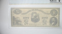 1860’s new orleans louisiana note haxby #LA-15-G4 plate#A PCGS choice AU58