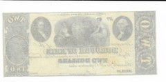 $2 Borough of Erie Pennsylvania 1840s Maid Shield Eagle Choice Uncirculated Rare