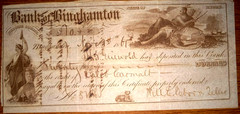 STUNNING SEPIA TONE BINGHAMTON NY CIVIL WAR DRAFT Indian Liberty Dog ONLY 1 on E