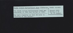 US $3 Rhode Island Agricultural Bank Johnson Obsolete Currency F-VF Durand #500
