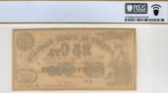 25c 1864 Treasury Note- Raliegh, North Carolina Cr-NC-150 #421 Plate#F Blue