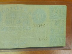 1865 Cincinnati, OH Ohio E.B. TAYLOR Wigmaker 10 Advertising Note Cut