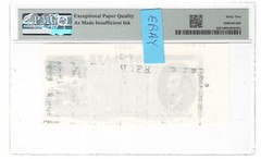 Web Press Test Plate Note PMG Certified 62 EPQ Uncirculated
