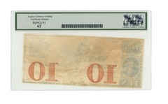 18XX Union Bank in New London $10 CT CT320-G216a LCG 62 (A0272)