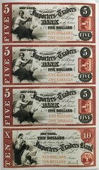 1850’s New York, NY- Importers and Traders Bank – Special Proof Uncut Sheet COPY