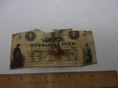 1 Hungarian Fund. Obsolete, Currency, Note