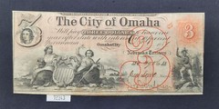 WPCoins ~ $3 The City of Omaha Nebraska, 1857