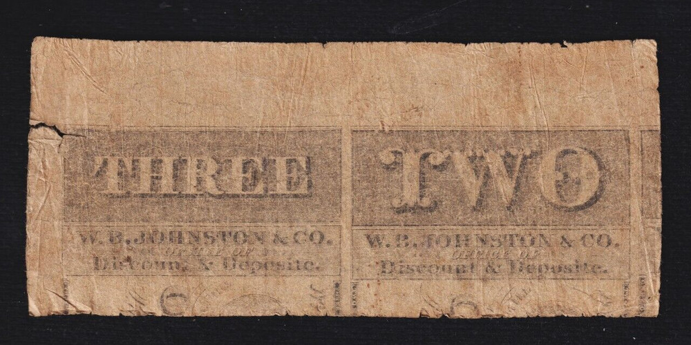 City Council of Augusta GEORGIA $1 Dollar Bill Old Obsolete Confederate GA Note
