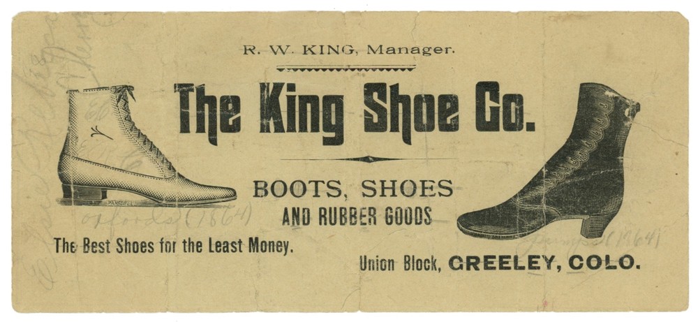 ND CSA Ad King Show Co. Greeley, Colorado CO (L4577)