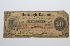 0.10 Cent 1862 Easton Pennsylvania Obsolete Currency Fractional (#: 13339)