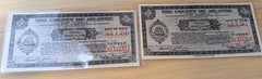 1933 $1 Atlantic County Depression Scrip Notes • Brown/Black Nov. 1 Issue • 2 Co