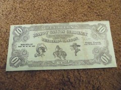 1923 $10 Happy Canyon Currency Advertising Note – Pendleton OREGON-