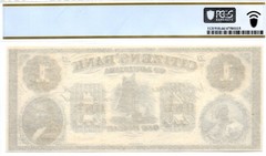 1860s $1 Citizens Bank of Louisiana, New Orleans Obsolete Note -PCGS 66 PPQ! GEM