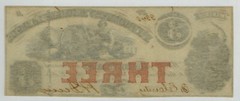 1854 Anacostia District of Columbia MERCHANTS EXCHANGE BANK $3 Obsolete Currency