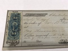 A&O-Charleston,South Carolina 1870 Promissory Note W.B. Mordicie-Archibald King
