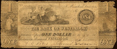ME $1 The Bank of WESTBROOK Maine August 1, 1841 Haxby ME-605 G2