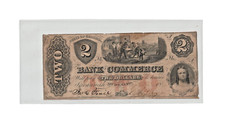 $2 1860 Savannah Georgia GA Obsolete Currency Bank Note Bill! Bank of Commerce