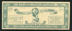 1934 $1 ONE DOLLAR ANAGRAM DISCOUNT BOND CERTIFICATE C.L. CARR CO. BATAVIA, NY.