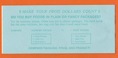 FOOD STAMP COUPON $50 .00 & $10 .00 TWO agriculture TOKEN SCRIP FULL GEM UNC