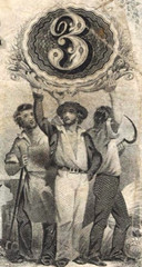 IN $3 GOSPORT Indiana The Citizens Bank July 1st, 1857 Haxby IN-200 G6a
