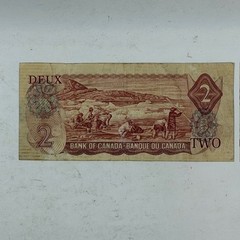 Canada 1974 Two Dollars Bank Note RC6768123 Queen Elizabeth II Arctic Scene