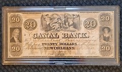Canal Bank of New Orleans, Louisiana $20 Uncirculated Nice Gradable Note