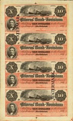 New Orleans, LA- Citizens’ Bank of Louisiana $10-$10-$10-$10 18__ G REPRODUCTION