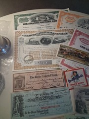 SLING’s🪙 RARE 1800-1900’s Obsolete Bank Checks 54 Items Stocks RETAILS $229