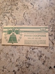 1991 Series B 2.00 Food Stamp Book