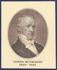 VINTAGE AMERICAN BANK NOTE Co. ENGRAVING: PRESIDENT JAMES BUCHANAN (125)