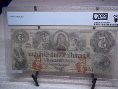 1856 $5 Bellevue Nebraska Territory Fontenelle Bank Obsolete Currency VF35 S3080