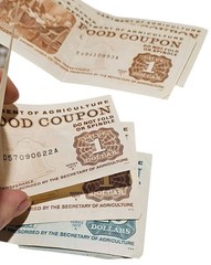 USDA Food Coupons From $50 Booklet (7), + 3 Albertsons Refund Scrip – 1977