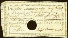 CT HARTFORD Connecticut Comptroller’s Office Interest Certificate January 1790