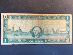 Trade Interchange Certificate TACOMA WASHINGTON $1 DEPRESSION ERA. Taped