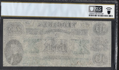 $10- 1862 Treasury Note- Richmond, Va- Choice AU 58