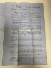 1863 New York City Land Deed Lease with Cancelled Stamps