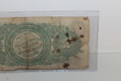 1866 Union College Bank Note Philadelphia PA Two Dollars 2 Spring Garden St