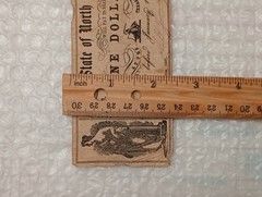 USA $1 ~ One Dollar Note~ State Of North Carolina ~ Raleigh Oct. 19th 1861