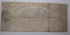 1864 State of Georgia $10 Note (Cr. 24)