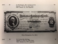 Obsolete Notes And Scrip Alabama Illustrated NEW Book by Walter Rosene Jr SPMC