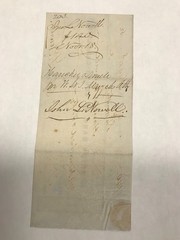 A&O-Charleston ,South Carolina 1862 Union Bank Exchange Draft Hanckel & Nowell
