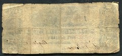 1855 $5 THE ARLINGTON BANK OF WASHINGTON, D.C. OBSOLETE CURRENCY NOTE