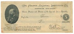 ND France Medical Institute Co., Columbus, Ohio CSA Ad Note – Fac-simile (63360)