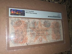 1839-1841 Republic of Texas Twenty Dollar Note PMG 45 Austin Red Back Beautiful