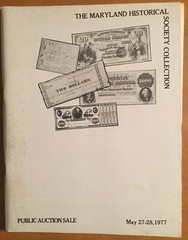 NASCA’s MAY 1977 MARYLAND HISTORICAL SOCIETY CLASSIC AUCTION SALE – *63782703 🌈
