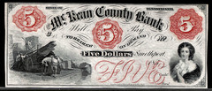 185x Smethport Pennsylvania McKean County Bank $5 Dollar Obsolete Note Crisp Unc
