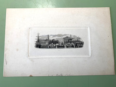 Bureau of Printing & Engraving – East Boston Harbor – Die Cut Vignette Proof
