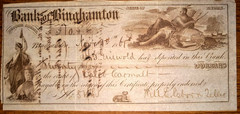 STUNNING SEPIA TONE BINGHAMTON NY CIVIL WAR DRAFT Indian Liberty Dog ONLY 1 on E